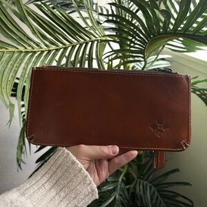 Patricia Nash leather wristlet NWOT